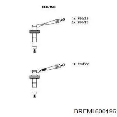 600-196 Bremi высоковольтные провода