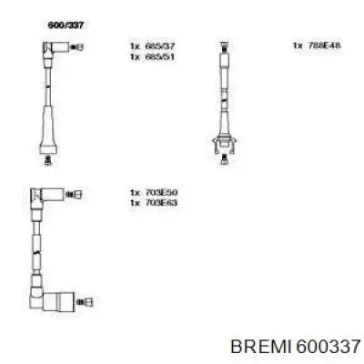 600337 Bremi высоковольтные провода