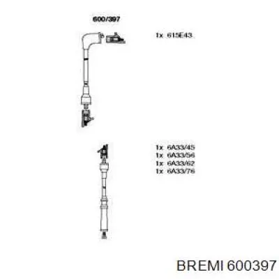 Высоковольтные провода 600397 Bremi