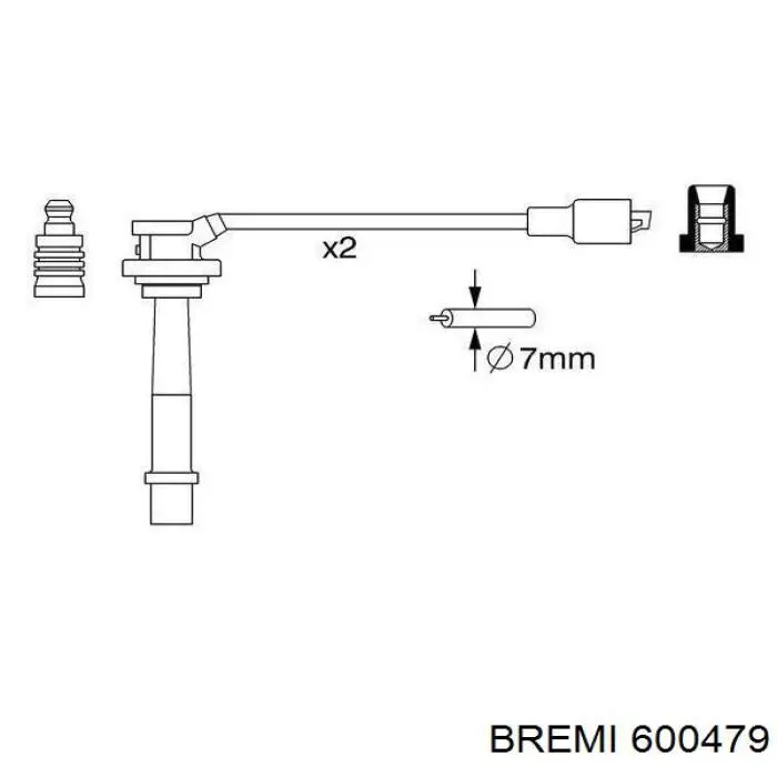 Провода зажигания Bremi 600479 цена, от 14.11 USD