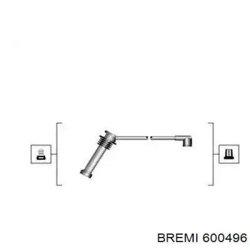 Compre 600496 Bremi Fios de alta voltagem, kit