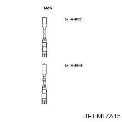 Высоковольтные провода 7A15 Bremi