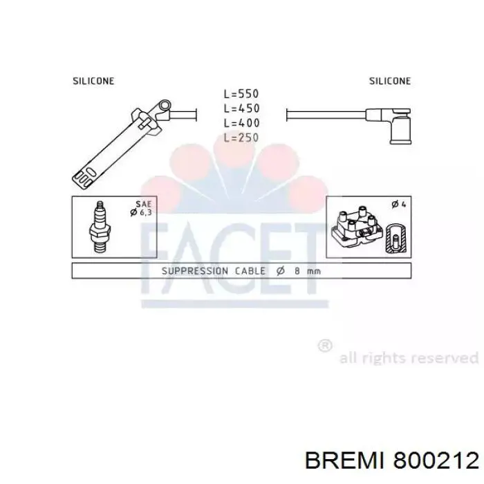 Бронепровода Bremi 800212