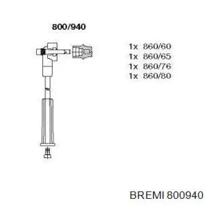 Высоковольтные провода 800940 Bremi