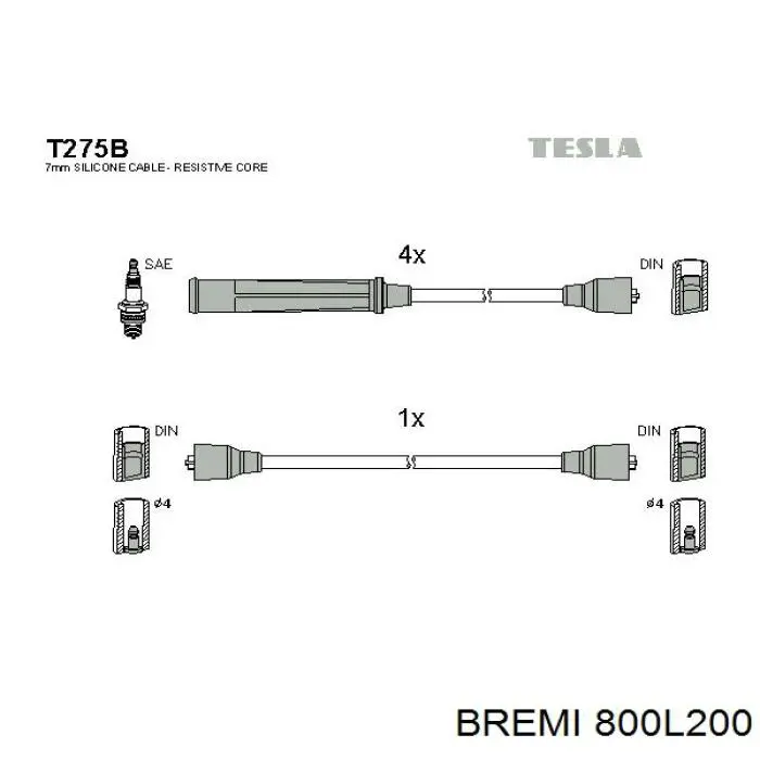 Бронепровода Bremi 800L200