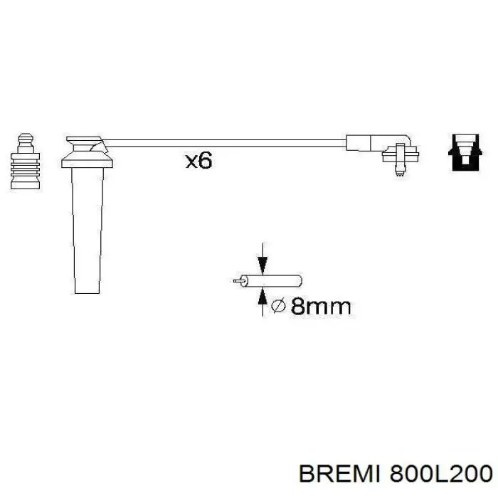 Провода зажигания Bremi 800L200 цена, от 27.67 USD
