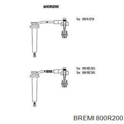 Провода высоковольтные, комплект BREMI 800R200