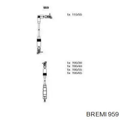 Высоковольтные провода 959 Bremi