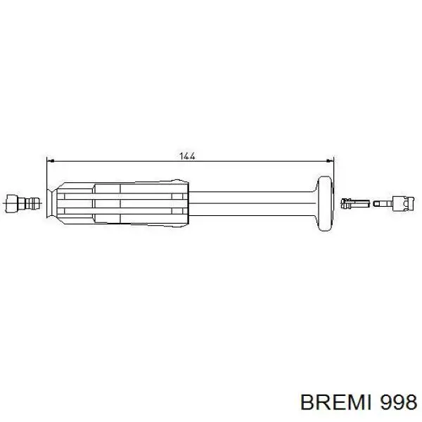 Купить 998 Bremi Провода высокого напряжения