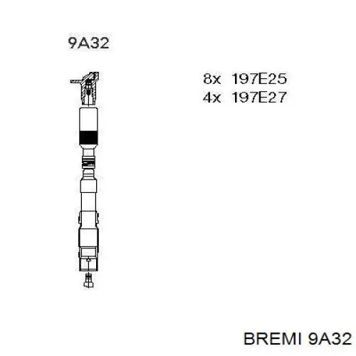 9A32 Bremi высоковольтные провода