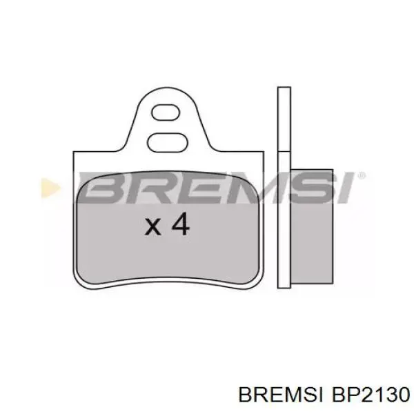 Задние тормозные колодки BP2130 Bremsi