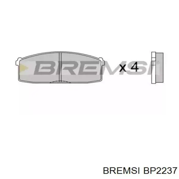 Передние тормозные колодки BP2237 Bremsi