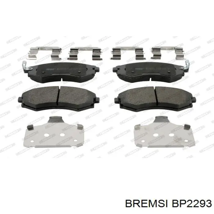Передние тормозные колодки BP2293 Bremsi