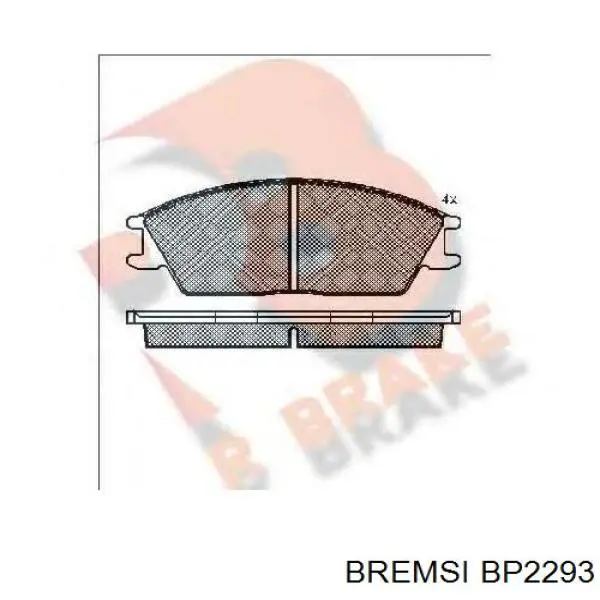Купить BP2293 Bremsi Колодки тормозные