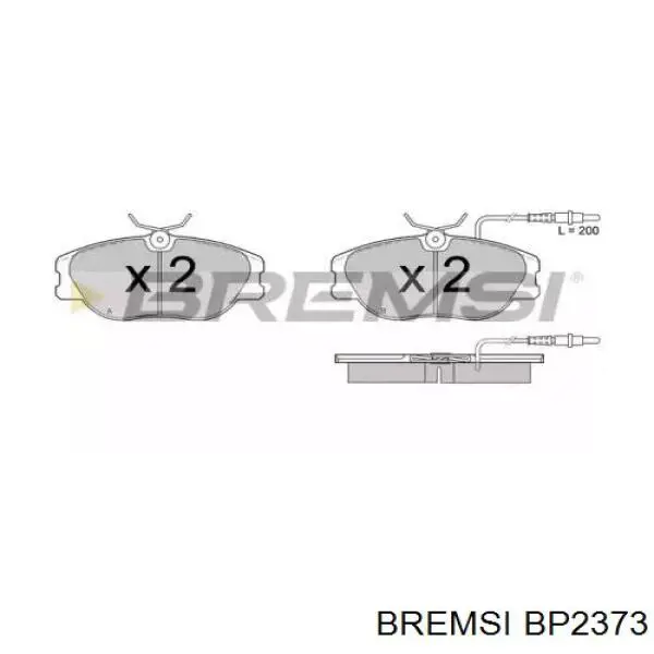 Передние тормозные колодки BP2373 Bremsi