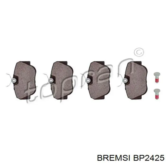Колодки Bremsi BP2425 цена, от 15.49 USD