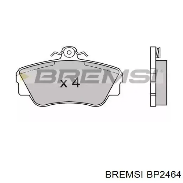 Передние тормозные колодки BP2464 Bremsi