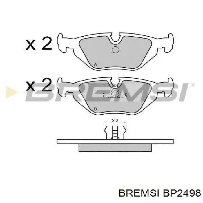 BP2498 Bremsi