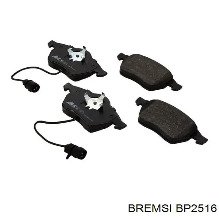 Купить BP2516 Bremsi Колодки тормозные