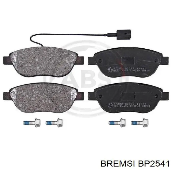 Передние тормозные колодки BP2541 Bremsi