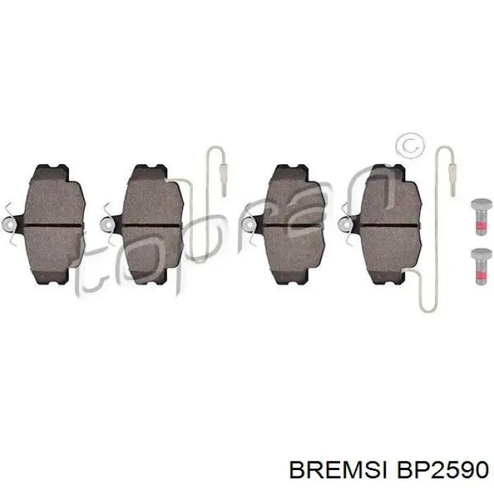 Колодки Bremsi BP2590 цена, от 16.05 USD