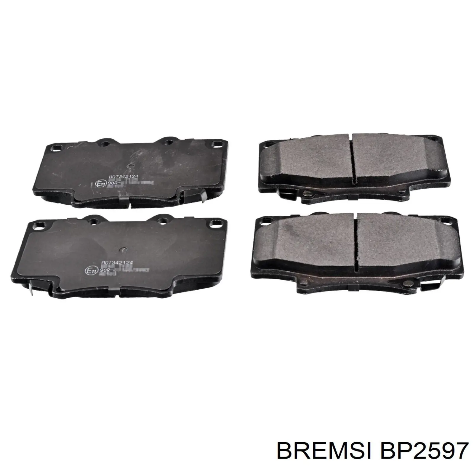 Колодки дисковые  Bremsi BP2597 цена, от 15.27 USD