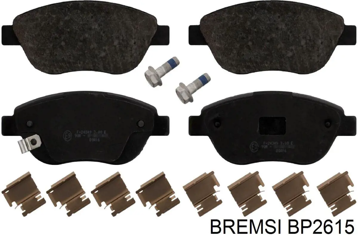Купить BP2615 Bremsi Колодки тормозные