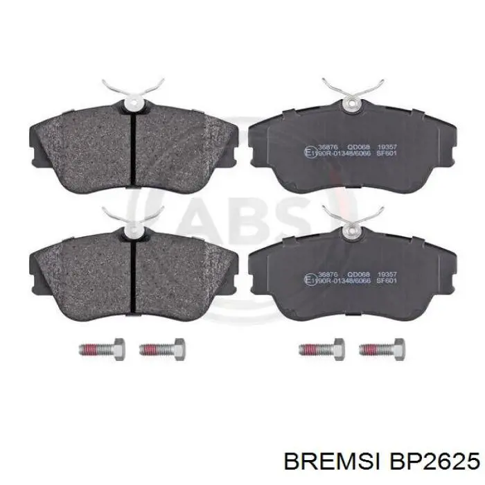 Купить BP2625 Bremsi Колодки тормозные