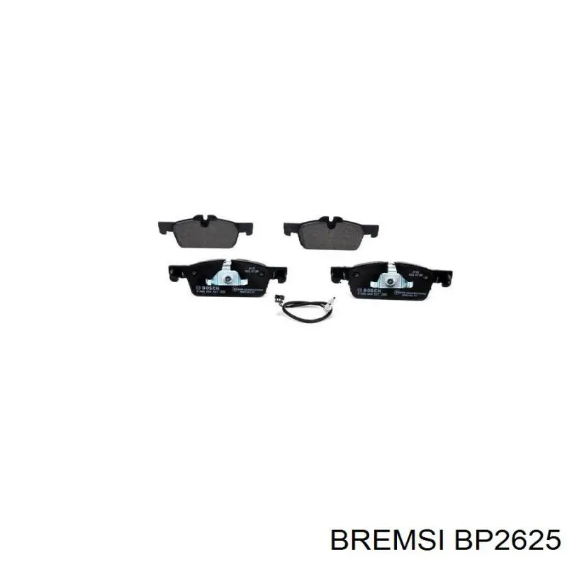 BP2625 Bremsi Колодки передние