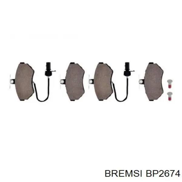 Колодки Bremsi BP2674 цена, от 23.15 USD