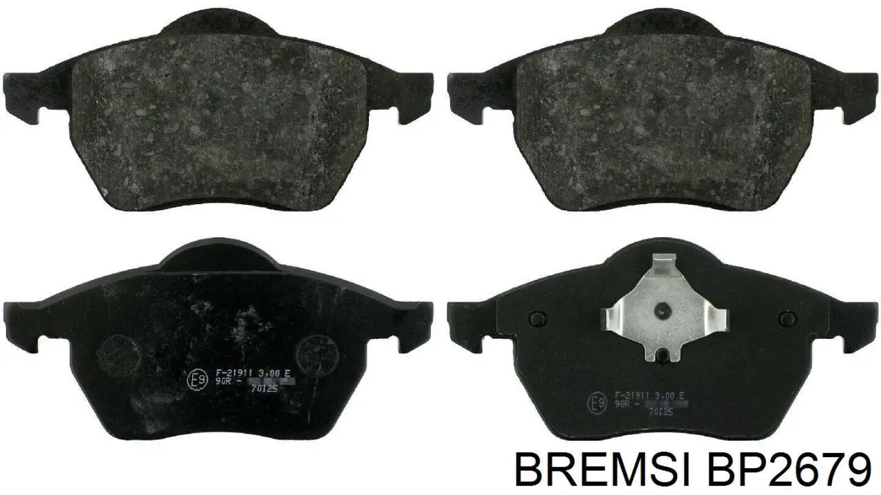 Колодки Bremsi BP2679 цена, от 24.94 USD