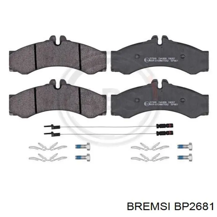 Колодки Bremsi BP2681 цена, от 25.97 USD