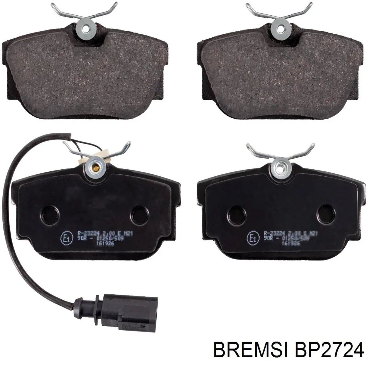 Колодки дисковые  Bremsi BP2724 цена, от 16.87 USD
