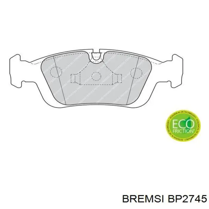 Колодки Bremsi BP2745 цена, от 19.35 USD