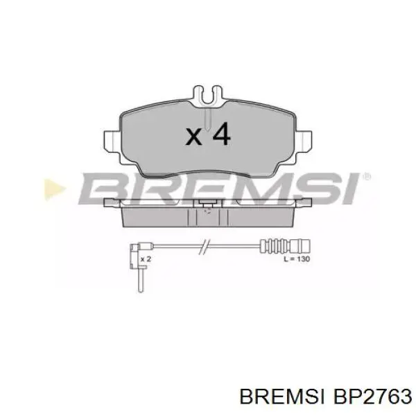 Передние тормозные колодки BP2763 Bremsi