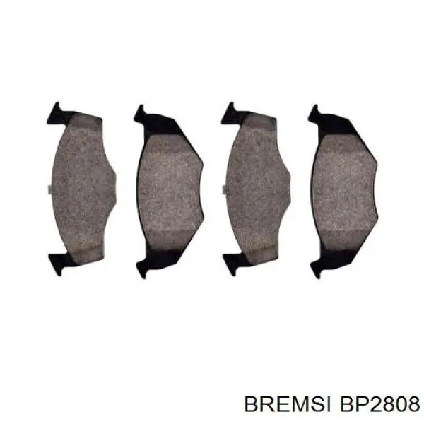 Колодки гальмівні передні, дискові BP2808 Bremsi