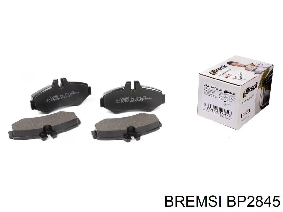 Колодки дисковые  Bremsi BP2845 цена, от 17.76 USD