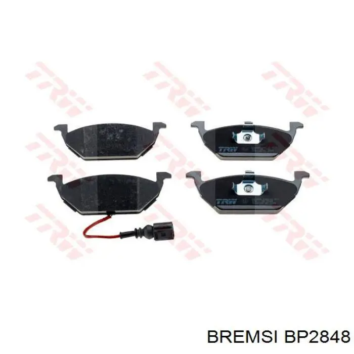 Колодки Bremsi BP2848 цена, от 17.32 USD