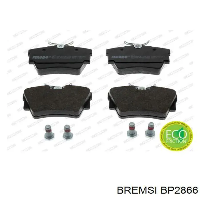 Колодки дисковые  Bremsi BP2866 цена, от 17.66 USD