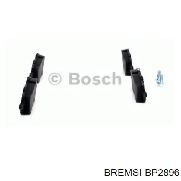 Передние тормозные колодки BP2896 Bremsi
