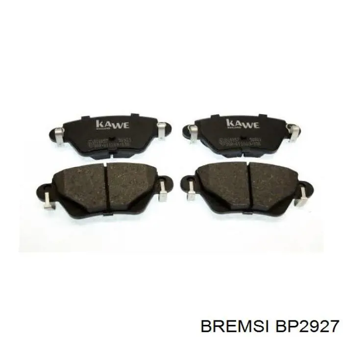 Колодки дисковые  Bremsi BP2927 цена, от 14.75 USD