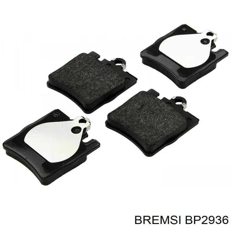 Задние тормозные колодки BP2936 Bremsi