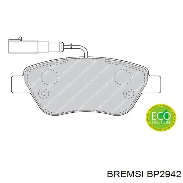 Колодки Bremsi BP2942 цена, от 17.33 USD