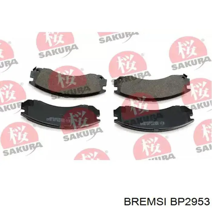 Купить BP2953 Bremsi Колодки тормозные