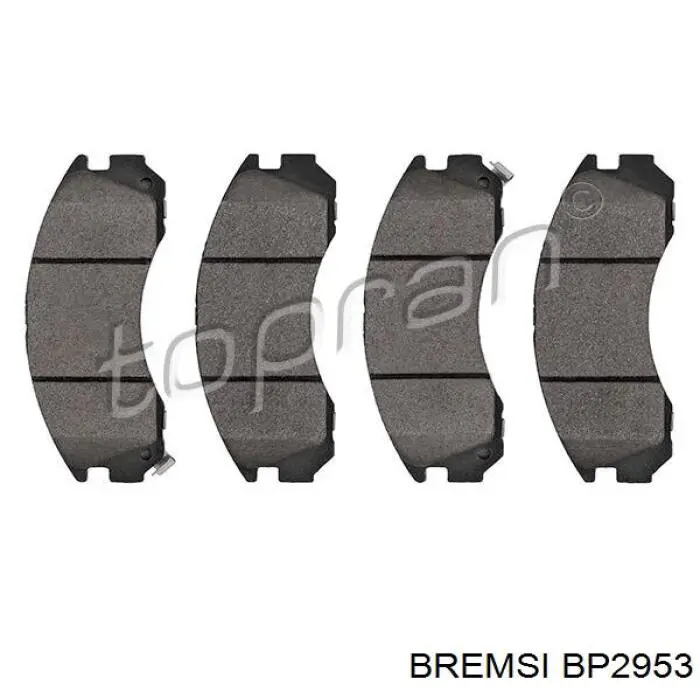 Колодки Bremsi BP2953 цена, от 26.91 USD