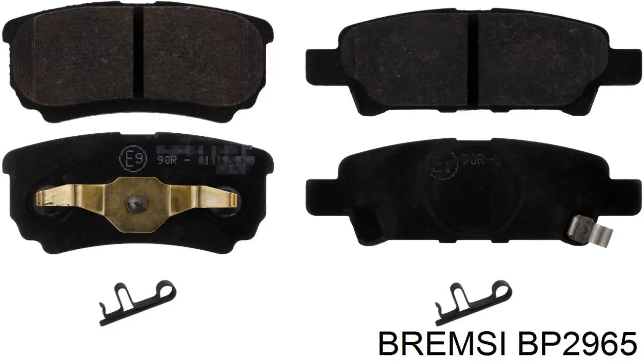 Колодки дисковые  Bremsi BP2965 цена, от 14.84 USD