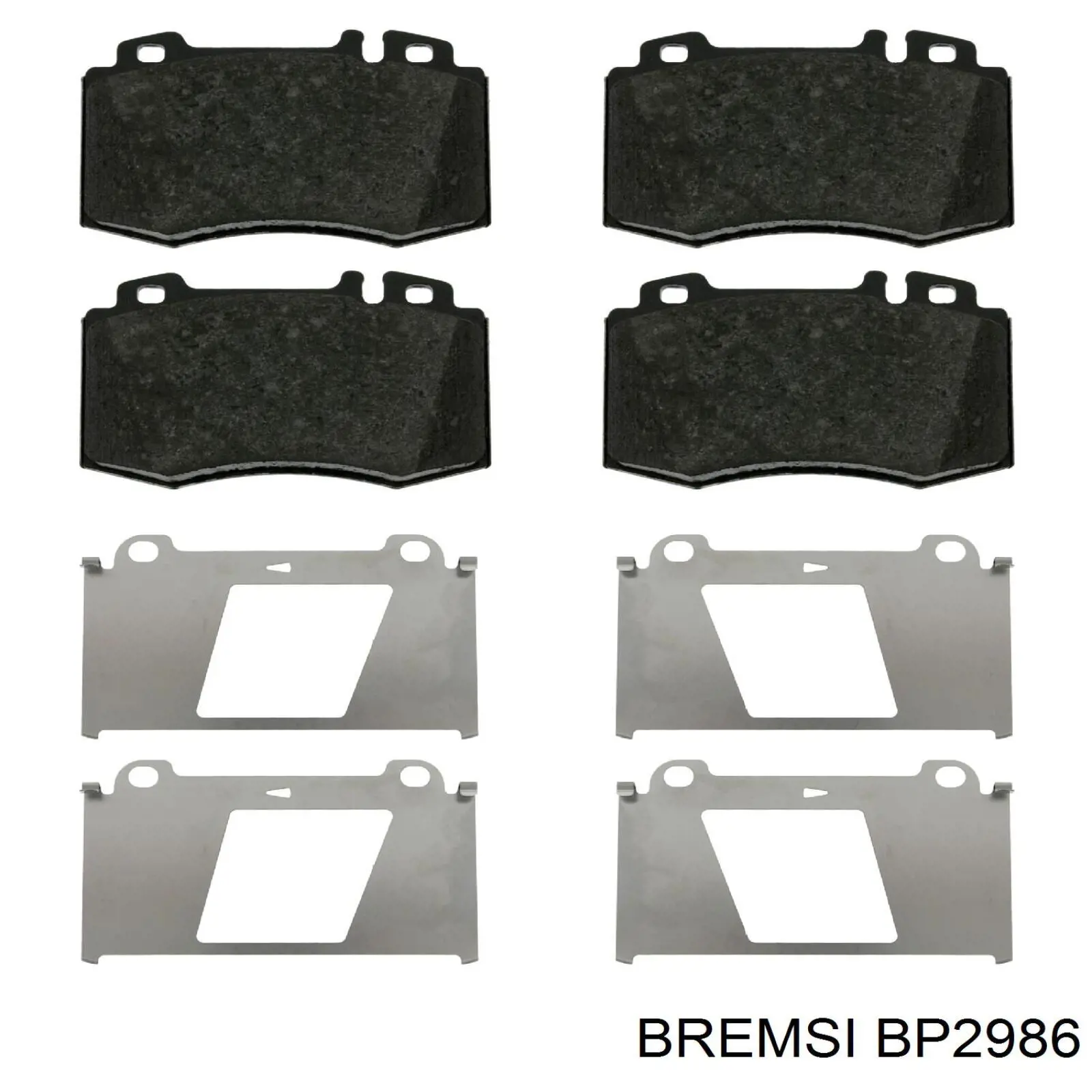 Тормозные колодки Bremsi BP2986