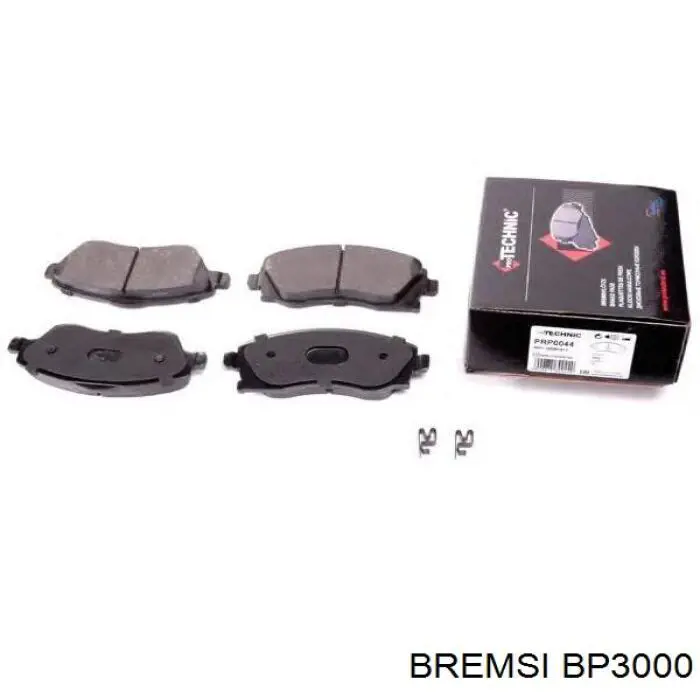 BP3000 Bremsi Колодки передние