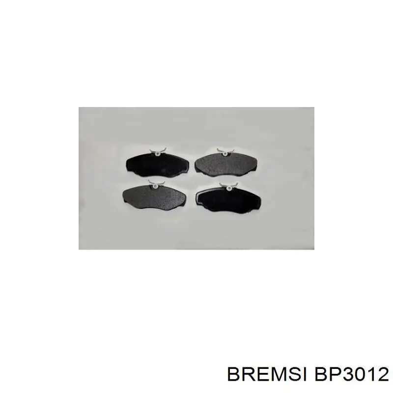 Передние тормозные колодки BP3012 Bremsi
