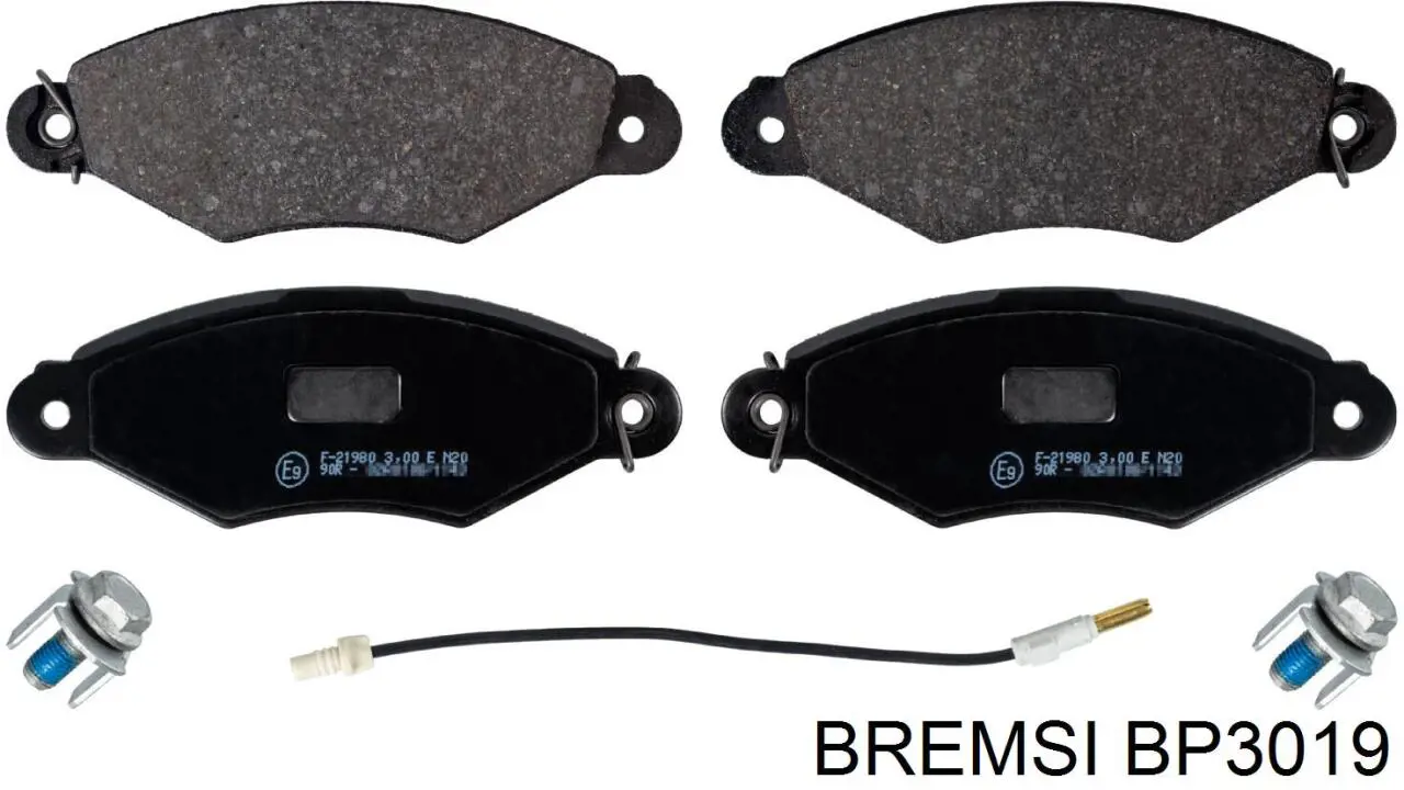 Колодки Bremsi BP3019 цена, от 17.86 USD